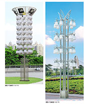 園柱型多頭廣場LED不鏽鋼91香蕉视频污版
