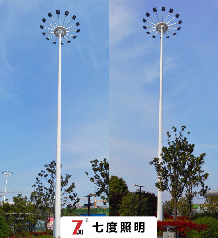 20米圓盤升降式香蕉视频APP在线播放上裝14套LED投光燈效果