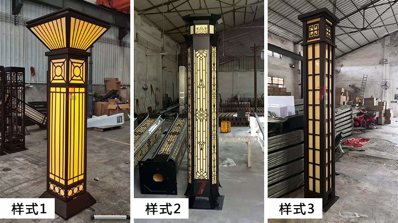 (QDJGDZ-030)新中式庭院方形矮柱裝飾91香蕉视频污版更多款式選型1