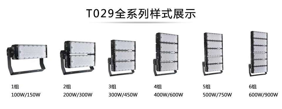 QDLED-T029球場香蕉视频APP在线播放LED投光燈1組-6組全係列展示